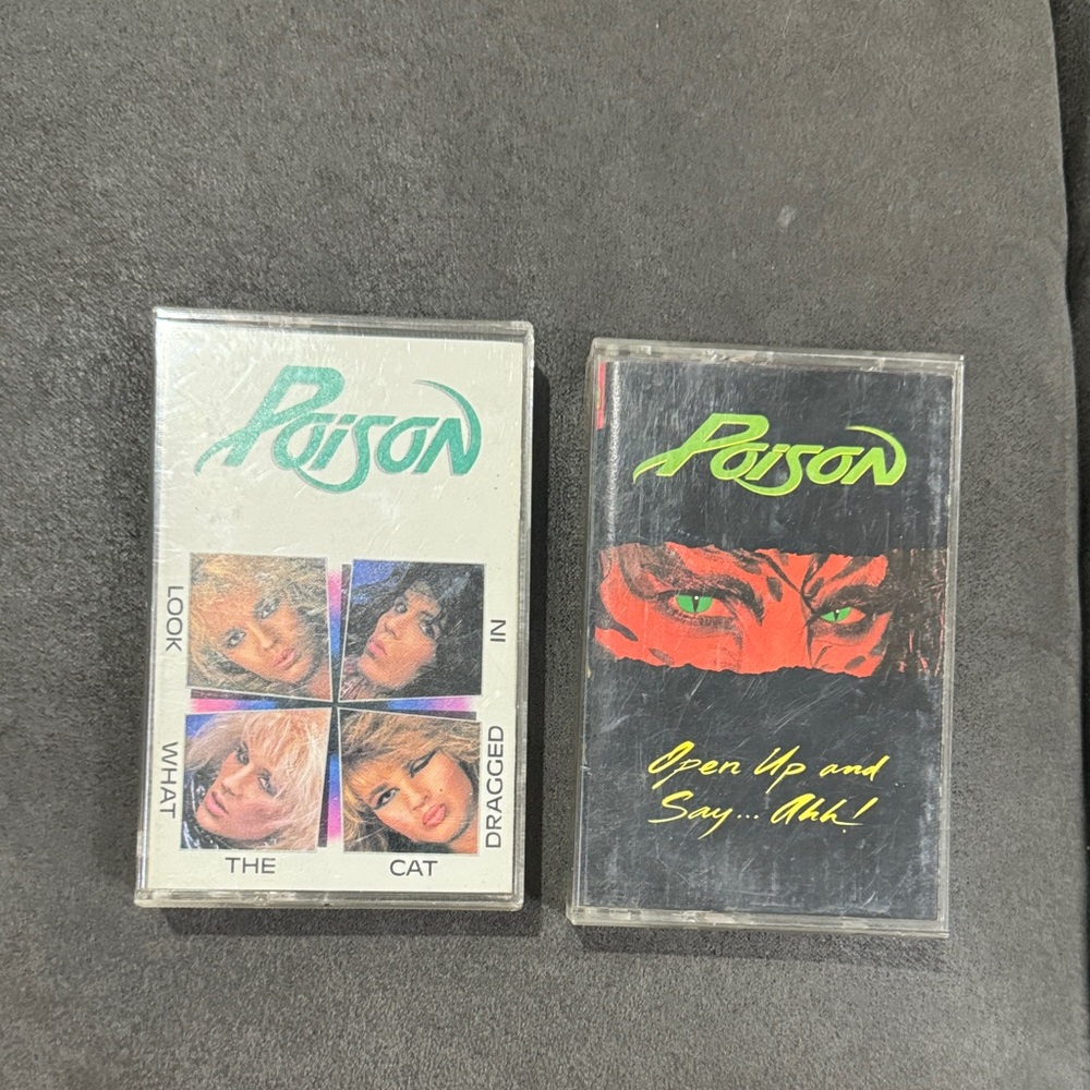 Poison Cassette Tapes 80s